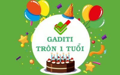 Mừng sinh nhật GADITI tròn 1 tuổi