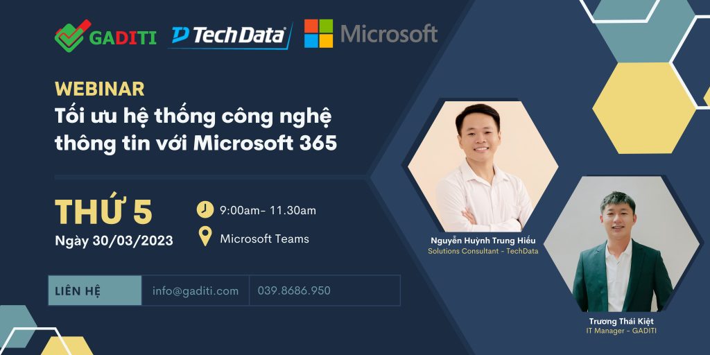 Tối ưu hệ thống CNTT Doanh Nghiệp với Microsoft 365