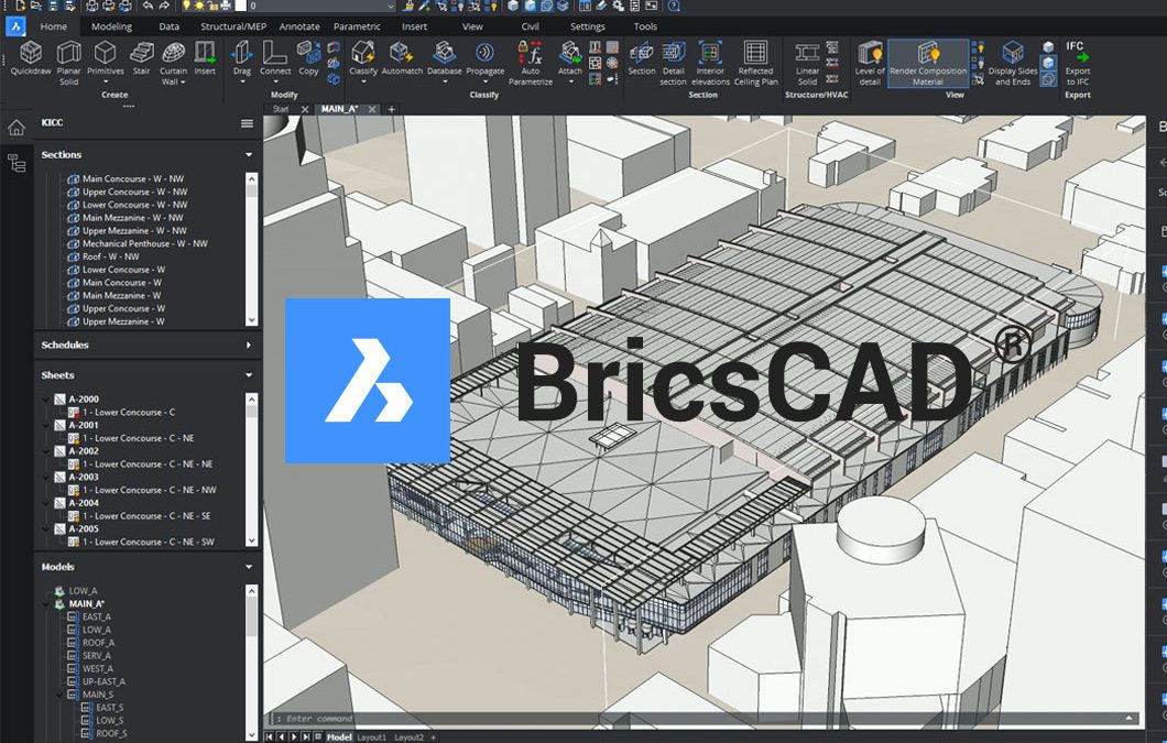 BricsCAD – Giải pháp phần mềm thiết kế hỗ trợ đa nền tảng