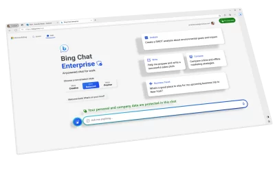 Công bố giá Bing Chat Enterprise và Microsoft 365 Copilot