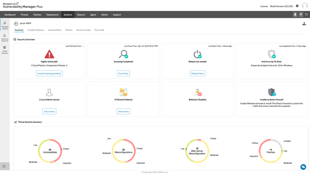 Tư vấn mua bản quyền Vulnerability Manager Plus