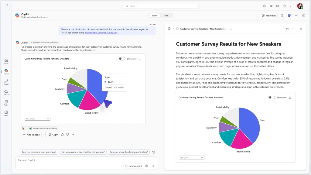 Microsoft ra mắt Copilot Agents, Action