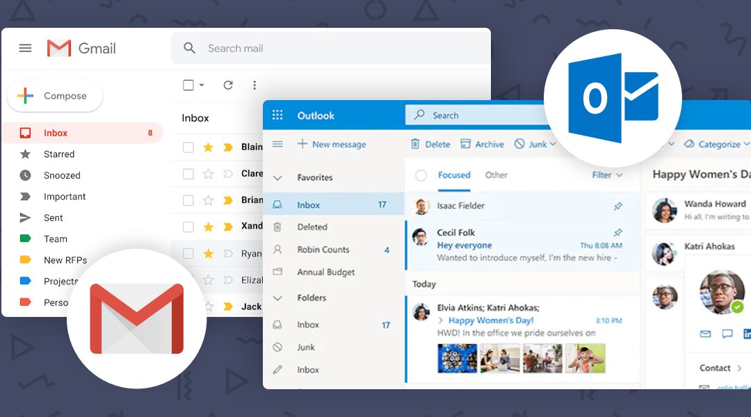 So sánh Gmail và Outlook: Doanh nghiệp nên mua cái nào?
