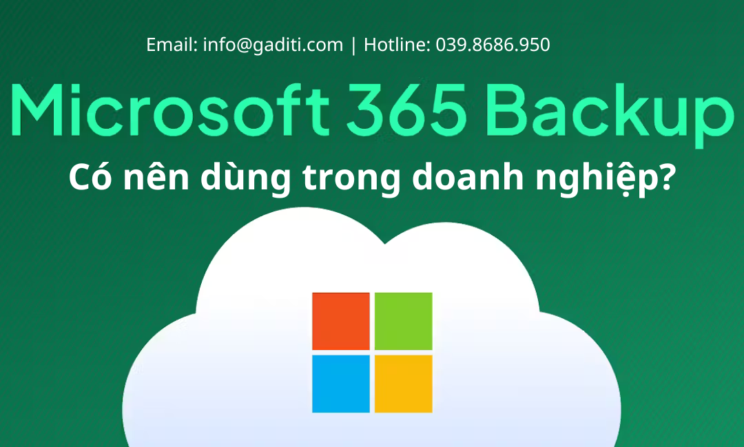 Doanh nghiệp cần trang bị Microsoft 365 Backup