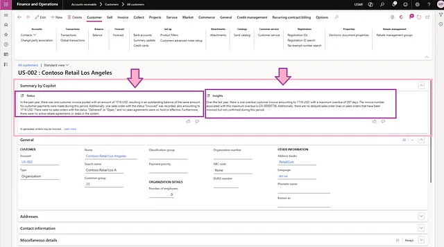 Tóm tắt AI với Copilot trong Dynamics 365 Supply Chain Management (Quản lý chuỗi cung ứng Dynamics 365)