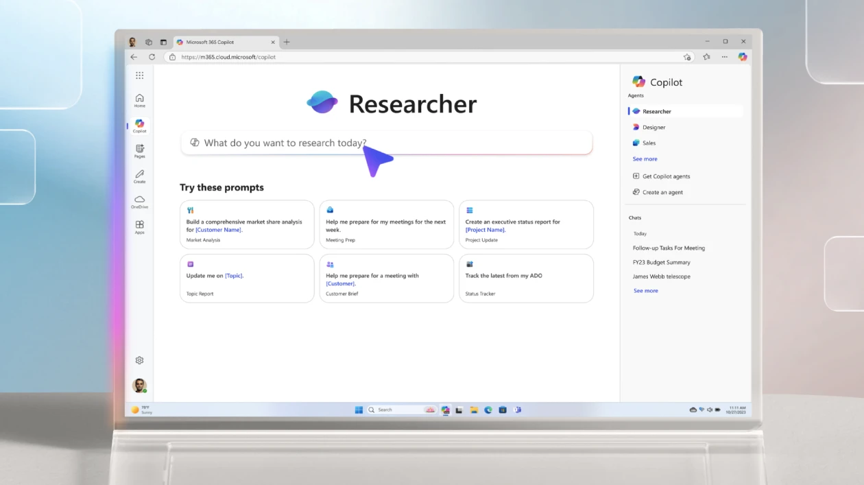 Giới thiệu tính năng Researcher và Analyst trong Microsoft 365 Copilot