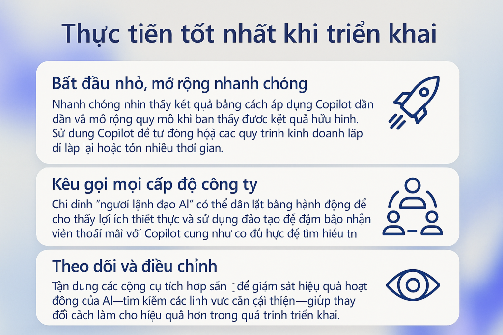 Sử dụng Microsoft 365 Copilot để thúc đẩy tăng trưởng cho doanh nghiệp ở mọi quy mô