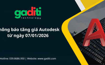 Autodesk điều chỉnh tăng giá bản quyền phần mềm từ ngày 07/01/2026
