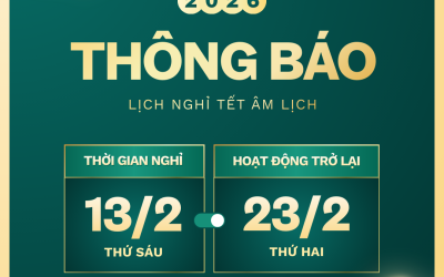 Thông báo nghỉ tết âm lịch 2026