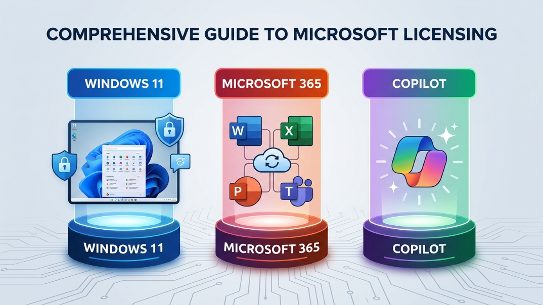Hướng dẫn mua bản quyền Microsoft toàn diện: Windows 11, Microsoft 365, Copilot